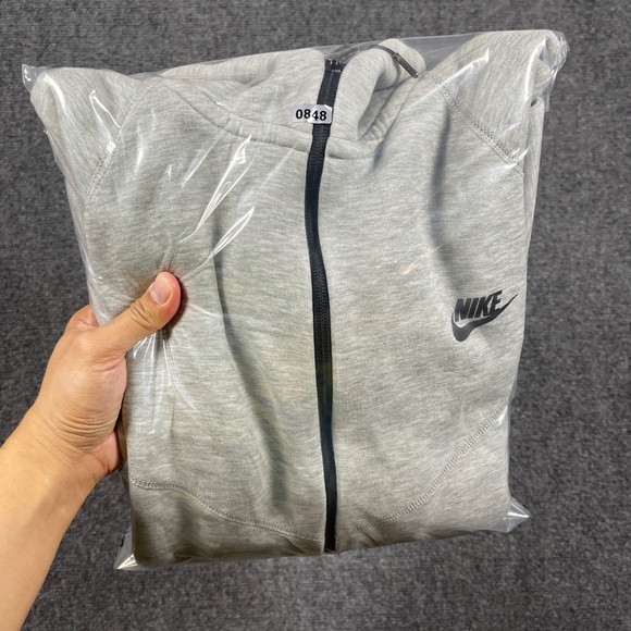 Nike Tech Fleece Jacket Mens XL Gray Zip Up Hoodie 0848 - Picture 9 of 9